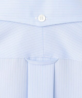 J.PRESS MEN 【KING SIZE】【PREMIUM PLEATS / 形態安定】スーピマコットンマイクロストライプ シャツ/B.D. サックスブルー系1
