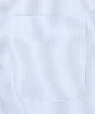 J.PRESS MEN 【PREMIUM PLEATS / 形態安定】スーピマコットンマイクロストライプ シャツ/B.D. サックスブルー系1