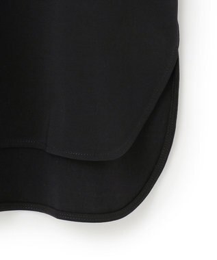 BEIGE， 【洗える】BROIS / コットンクルーネックTシャツ Black