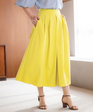 組曲 【弱撥水機能・UVケア】ライトナイロンストレッチ パンツ イエロー系