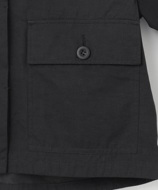 23区 【SLOW/一部店舗限定】ウォッシュドピーチタフタ ブルゾン グレー系