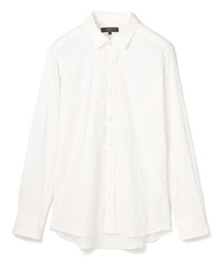 JOSEPH HOMME レボソジャガードストレッチ　レギュラーカラーシャツ ホワイト系