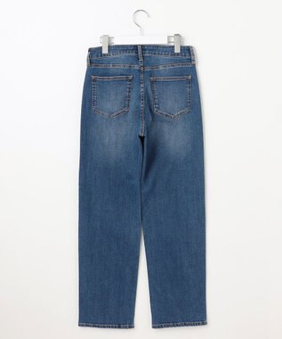 J.PRESS LADIES L 【洗える】BASIC STRETCH DENIM ボーイフィット デニム ユーズド系