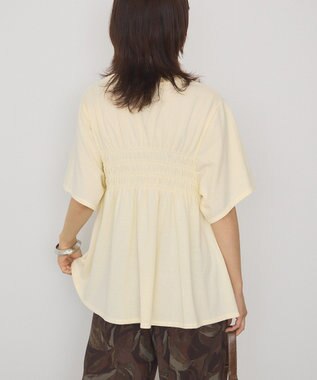 AMERICAN HOLIC シャーリングプリントTシャツ Light Yellow