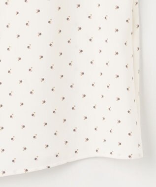 ANY SIS L 【洗える】ラッフルボウ ブラウス オフベース