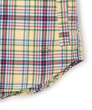 J.PRESS MEN オックスフォードマルチカラーチェック シャツブルゾン イエロー系3