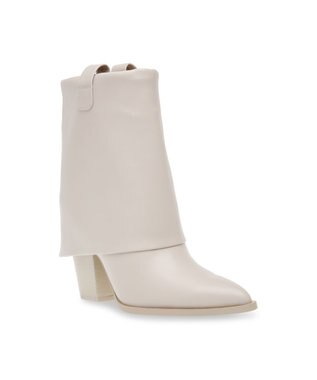 STEVE MADDEN 【non-no11月号掲載】LARK カバーショートブーツ アイボリー