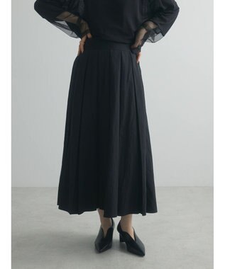 Green Parks armonia．フレアスカート Black