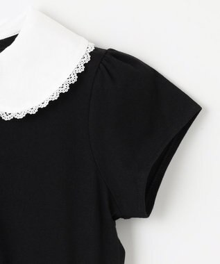 ANY KIDS 襟付き きちんと ワンピース ブラック