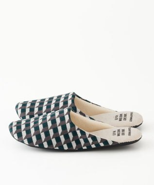 LOOM&SPOOL GeoVisソフトスリッパ グリーン