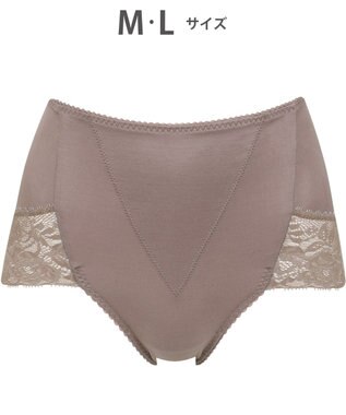 WACOAL 【美ショーツ】 はきこみ丈ふかめ おなか押さえ設計 オーガニックコットン混素材(本体) レディース PPG185 /ワコール