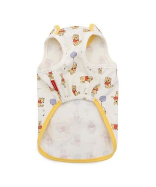 PET PARADISE ディズニー くまのプーさん ペティヒート タンクトップ 《風船柄》 小型犬 ホワイト×イエロー