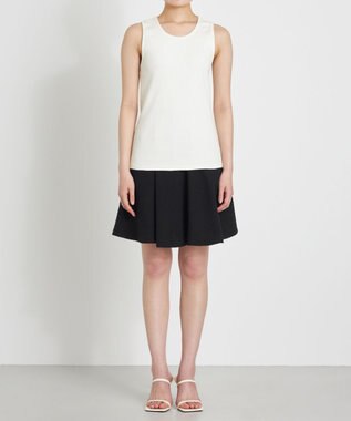 NAVE 【Nave　洗える】ベアテレコタンクトップ ホワイト系