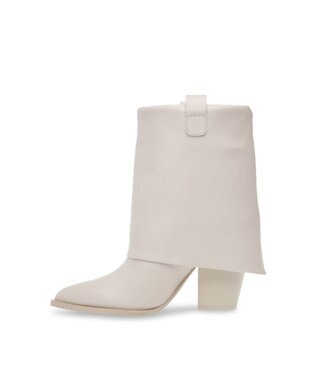 STEVE MADDEN 【non-no11月号掲載】LARK カバーショートブーツ アイボリー