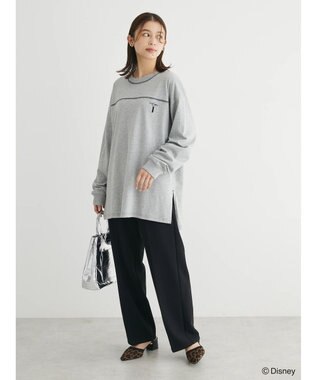 Green Parks Ｄｉｓｎｅｙ／配色ステッチチュニックII Gray Mixture