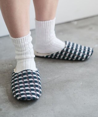 LOOM&SPOOL GeoVisソフトスリッパ グリーン