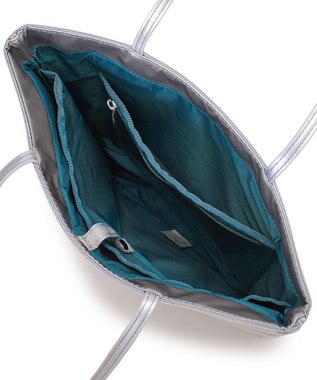 LeSportsac VERTICAL CITY TOTE/アップタウンシルバーシャイン/シルバー アップタウンシルバーシャイン/シルバー