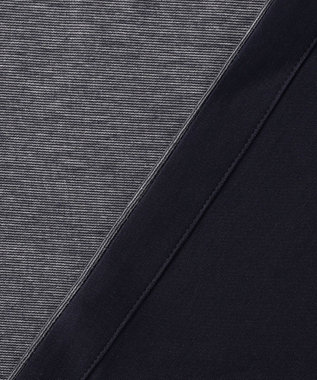 JOSEPH ABBOUD 【キングサイズ・ジャージー素材・ストレッチ】バーシブルジャージー シャツ ネイビー系2