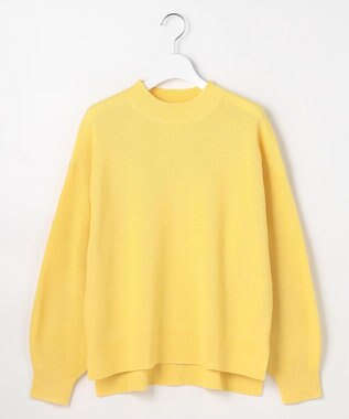 ANY SIS S ラインポイント ニット ライトイエロー