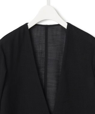 ICB 【一部カラーのみ接触冷感・洗える】UnleashLite ノーカラージャケット ブラックメッシュ系