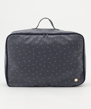 組曲 KIDS gingham K heart トラベルバッグL ネイビー系5