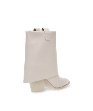 STEVE MADDEN 【non-no11月号掲載】LARK カバーショートブーツ アイボリー
