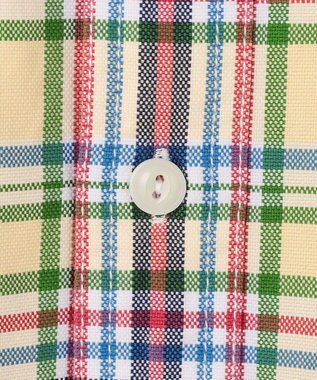 J.PRESS MEN オックスフォードマルチカラーチェック シャツブルゾン イエロー系3