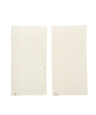 MIKI HOUSE HOT BISCUITS ガーゼタオルセット(2枚セット) アイボリー