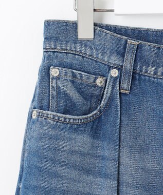23区 L 【SLOW/一部店舗限定】BAGGIE DENIM ワイドレッグ パンツ ダルブルー系