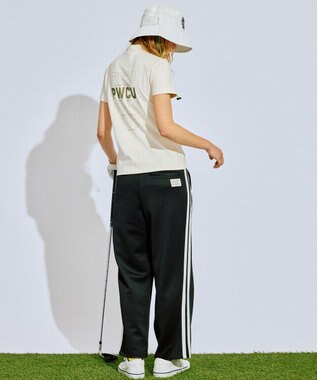 PW CIRCULUS 【UV遮蔽率99.5%  UVカット / 速乾 / ストレッチ】【WOMEN】ポケットモックT ゴルフウェア レディース アイボリー系