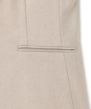 23区 【セットアップ対応/防シワ性/洗える】アイアスマットストレッチ テーラード ジャケット ベージュ系