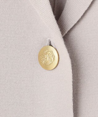 J.PRESS LADIES VIGODA テーラード ニット ジャケット グレージュ系