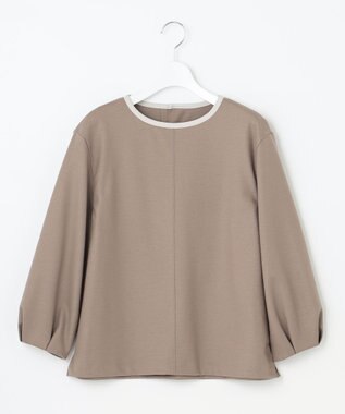 J.PRESS LADIES L 【イージーケア】ウールスムースジャージー カットソー ベージュ系