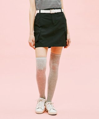 23区GOLF 【WOMEN】【吸水速乾/撥水/ストレッチ】コーデュラストレッチ カーゴ スカート ネイビー系