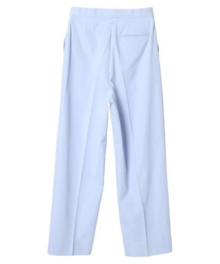 Green Parks きれいシルエットパンツ（ワイドストレート） Sax