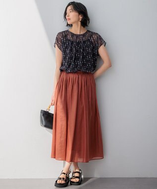 23区 バックル デザイン サンダル ブラック系