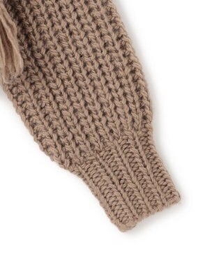 uncrave ハンドニット カーディガン モカ