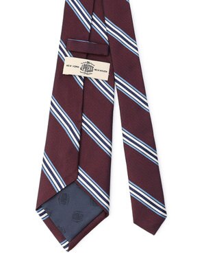 J.PRESS MEN 【STRUCTURE MIX COLLECTION】レジメンタル ネクタイ ワイン系2