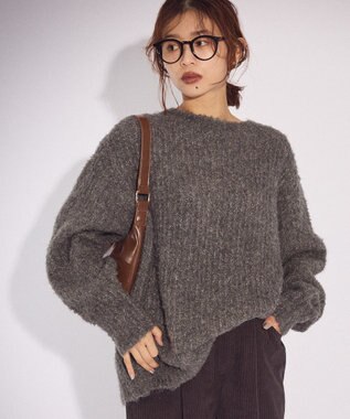 Green Parks ブークレＭＩＸニットチュニック