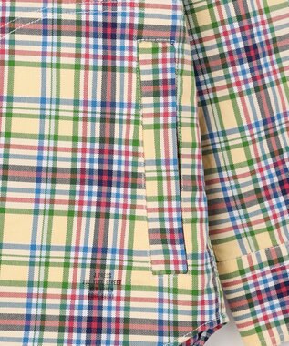 J.PRESS MEN オックスフォードマルチカラーチェック シャツブルゾン イエロー系3