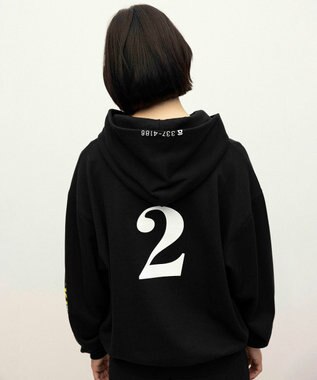 NAVE タブチ×NAVE ロゴフーディ ブラック系