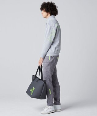 PW CIRCULUS 【MEN】ジャージー スタンド ジップアップ ブルゾン ライトグレー系