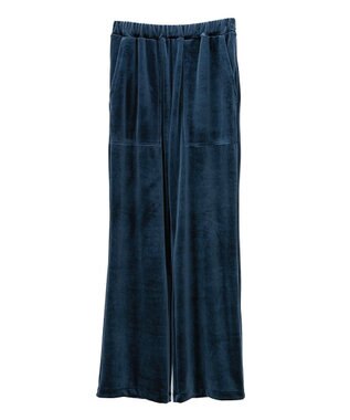 AMERICAN HOLIC ベイカーベロアパンツ Navy