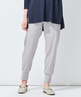 自由区 【洗える】コンパクトムーブ ジョグパンツ ベージュ系