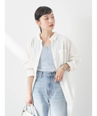 earth music&ecology 前後２ＷＡＹレースタンクトップ Sax