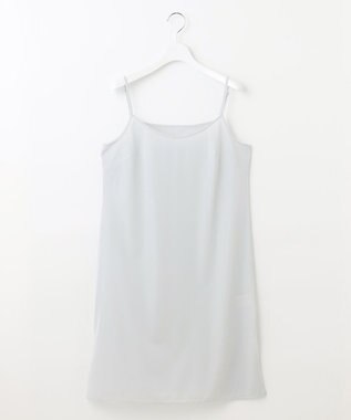 自由区 【XSサイズ～/洗える】フローイングドットプリント ワンピース ライトグレー系5