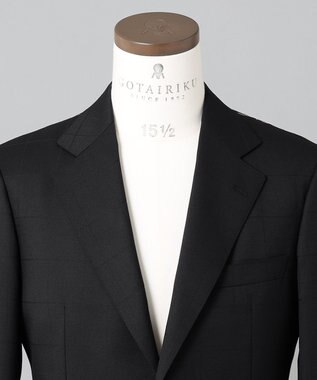 GOTAIRIKU 【御幸毛織】 DRYSPINNER ストレッチ スーツ ブラック系4