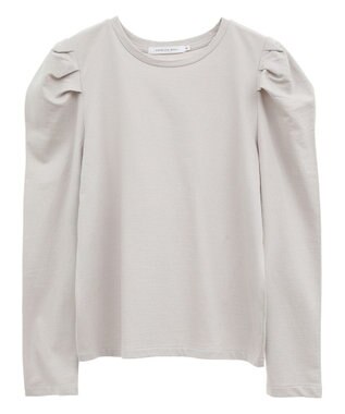 AMERICAN HOLIC ミニ裏毛ショルダータックプルオーバー Light Gray