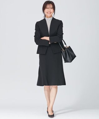 23区 L 【洗える】ヴィンテージ プリント ボウタイ ブラウス ベージュプリント