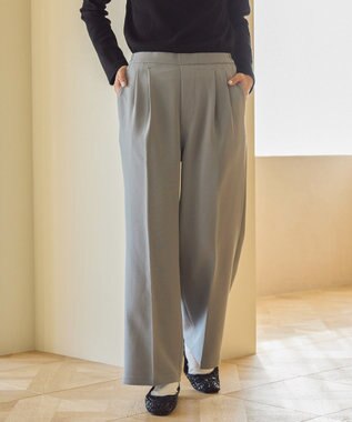 AMERICAN HOLIC 美・美・美Ｗクロスストレッチスラックスパンツ Gray